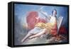 Personification of Literature-Jean-Honoré Fragonard-Framed Stretched Canvas