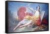 Personification of Literature-Jean-Honoré Fragonard-Framed Stretched Canvas