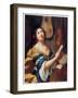 Personification of Music , 1659–1659 (Oil on Canvas)-Elisabetta Sirani-Framed Giclee Print