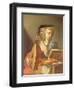 Personification of Music: a Young Woman Playing a Lute-Francesco Trevisani-Framed Giclee Print