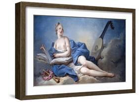 Personification of Music-Jean-Honoré Fragonard-Framed Giclee Print