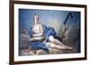 Personification of Music-Jean-Honoré Fragonard-Framed Giclee Print