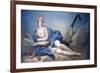 Personification of Music-Jean-Honoré Fragonard-Framed Giclee Print