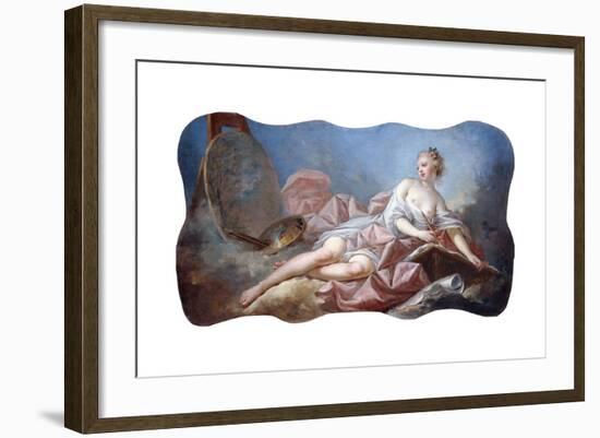 Personification of Painting-Jean-Honor? Fragonard-Framed Giclee Print