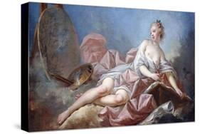 Personification of Painting-Jean-Honoré Fragonard-Stretched Canvas