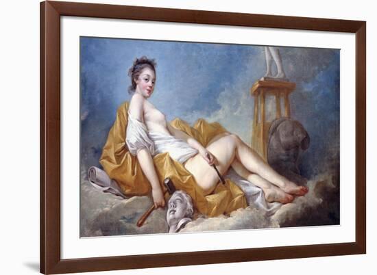 Personification of Sculpture-Jean-Honoré Fragonard-Framed Giclee Print