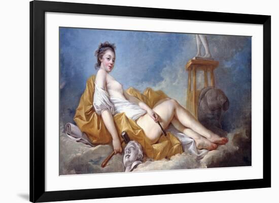 Personification of Sculpture-Jean-Honoré Fragonard-Framed Giclee Print