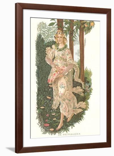 Personification of Spring-null-Framed Art Print