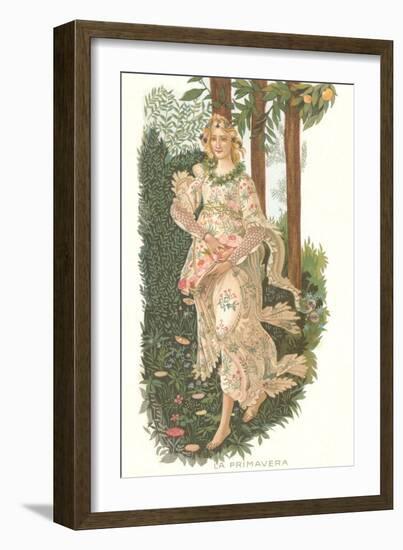 Personification of Spring-null-Framed Art Print