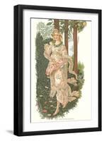 Personification of Spring-null-Framed Art Print