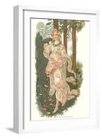 Personification of Spring-null-Framed Art Print