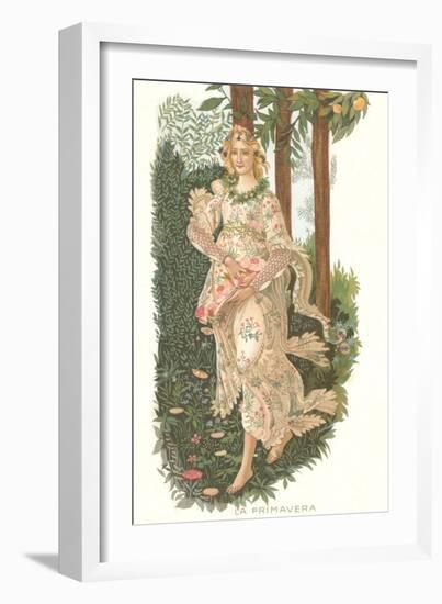 Personification of Spring-null-Framed Art Print