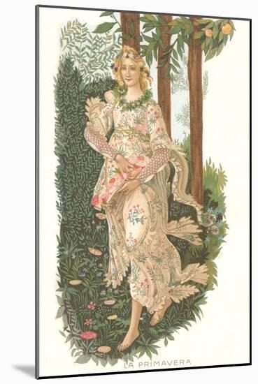 Personification of Spring-null-Mounted Art Print