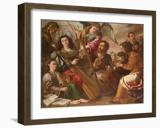 Personification of the Liberal Arts-Miguel March-Framed Giclee Print