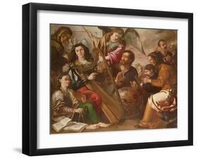 Personification of the Liberal Arts-Miguel March-Framed Giclee Print