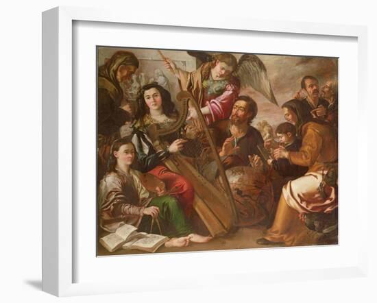 Personification of the Liberal Arts-Miguel March-Framed Giclee Print