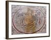 Personification of the Sea Floor Mosaic, Church of the Apostles, Madaba, Jordan, Middle East-Schlenker Jochen-Framed Photographic Print