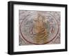 Personification of the Sea Floor Mosaic, Church of the Apostles, Madaba, Jordan, Middle East-Schlenker Jochen-Framed Photographic Print