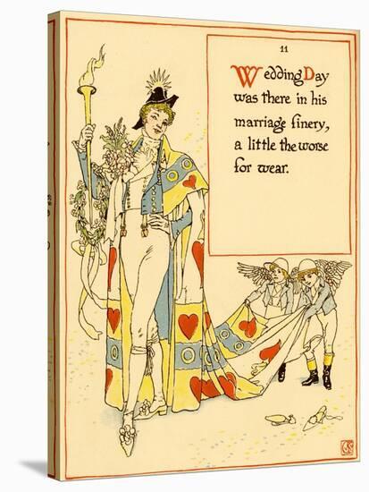 Personification Of The Wedding Day-Walter Crane-Stretched Canvas