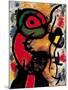 Personnage et Oiseau, c.1948-Joan Miro-Mounted Art Print