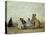 Personnages Sur la Plage-Eug?ne Boudin-Stretched Canvas