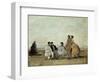 Personnages Sur la Plage-Eug?ne Boudin-Framed Giclee Print