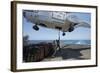 Personnel Attach a Cargo Hook to an SA-330J Puma Helicopter-null-Framed Photographic Print