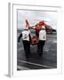 Personnel Carry An Injured Sailor To a Coast Guard MH-65 Dolphin Helicopter-Stocktrek Images-Framed Photographic Print