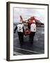 Personnel Carry An Injured Sailor To a Coast Guard MH-65 Dolphin Helicopter-Stocktrek Images-Framed Photographic Print