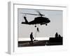 Personnel Fast-Rope out of an SH-60F Seahawk Helicopter-Stocktrek Images-Framed Photographic Print