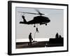 Personnel Fast-Rope out of an SH-60F Seahawk Helicopter-Stocktrek Images-Framed Photographic Print