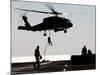 Personnel Fast-Rope out of an SH-60F Seahawk Helicopter-Stocktrek Images-Mounted Photographic Print