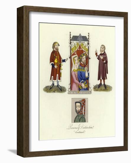 Persons of Distinction of the 15th Century-null-Framed Giclee Print