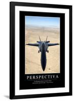 Perspectiva. Cita Inspiradora Y Póster Motivacional-null-Framed Premium Photographic Print