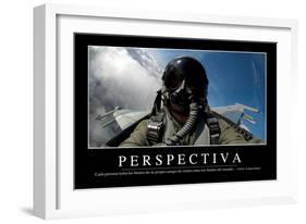 Perspectiva. Cita Inspiradora Y Póster Motivacional-null-Framed Photographic Print