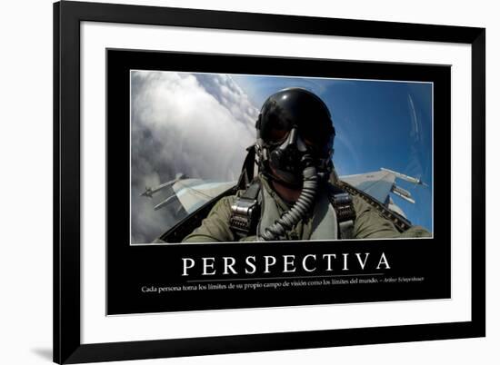 Perspectiva. Cita Inspiradora Y Póster Motivacional-null-Framed Photographic Print