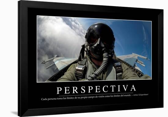 Perspectiva. Cita Inspiradora Y Póster Motivacional-null-Framed Photographic Print