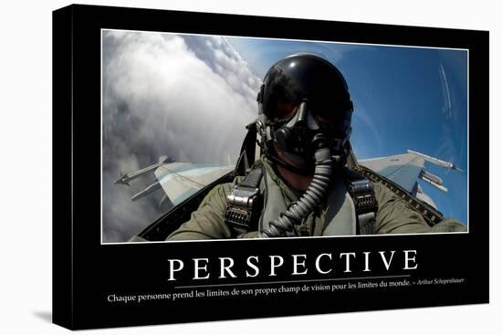 Perspective: Citation Et Affiche D'Inspiration Et Motivation-null-Stretched Canvas