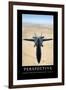 Perspective: Citation Et Affiche D'Inspiration Et Motivation-null-Framed Photographic Print