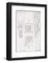 Perspective Diagrams, 17th Century-Middle Temple Library-Framed Photographic Print