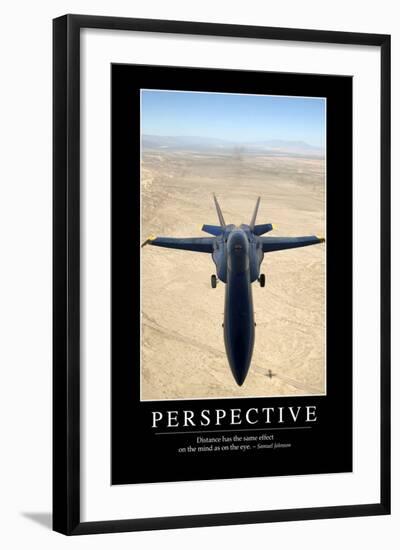 Perspective: Inspirational Quote and Motivational Poster-null-Framed Photographic Print