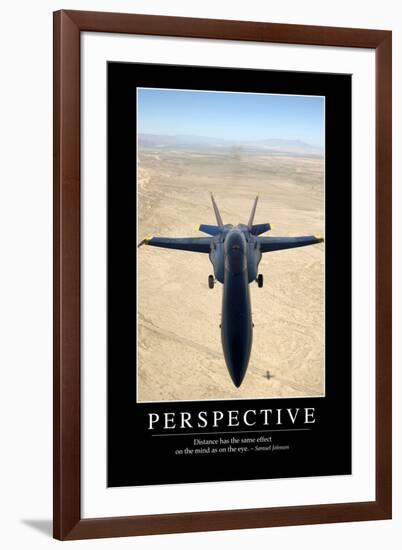 Perspective: Inspirational Quote and Motivational Poster-null-Framed Photographic Print