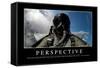 Perspective: Inspirational Quote and Motivational Poster-null-Framed Stretched Canvas