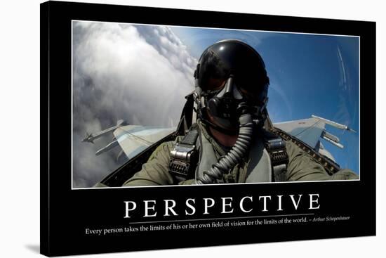 Perspective: Inspirational Quote and Motivational Poster-null-Stretched Canvas