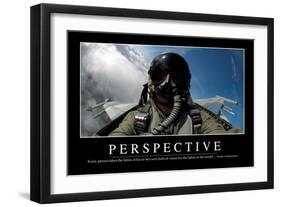 Perspective: Inspirational Quote and Motivational Poster-null-Framed Photographic Print