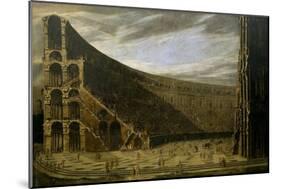 Perspective of a Roman Amphitheatre, ca. 1638-Viviano Codazzi-Mounted Giclee Print