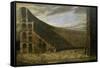 Perspective of a Roman Amphitheatre-Domenico Gargiulo-Framed Stretched Canvas