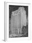 Perspective of principal facade, Gilbert Building, 205 West 39th Street, New York City, 1923-null-Framed Giclee Print