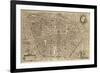 Perspective Plan of Bologna from Bononia Alma Studiorum Mater, 1575-null-Framed Giclee Print