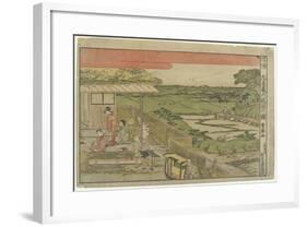 Perspective Print:Scene from Act 6 of the Fotry-Seven Ronin-Utagawa Toyokuni-Framed Giclee Print